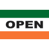 [Open green/white/orange Flag]