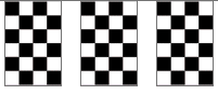 [Racing Checkered Poly Flag Strings]