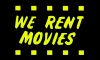 [We Rent Movies 3x5' Vinyl Banner]