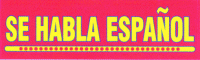 [Se Habla Espanol 3x10' Vinyl Banner]