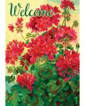 Welcome Geraniums Banner