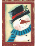 [Peeking Snowman Banner]