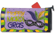 [Mardi Gras Mailbox Cover]