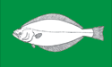 [Halibut - Fisherman's Catch Flag]