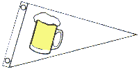 Beer Mug Boat Pennant