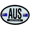 [Australia Oval Reflective Decal]