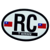 [Taiwan Oval Reflective Decal]