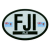 [Fiji Oval Reflective Decal]