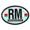 [Madagascar Oval Reflective Decal]