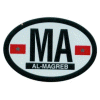 [Morocco Oval Reflective Decal]