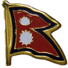 [Nepal Flag Pin]