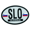 [Slovenia Oval Reflective Decal]