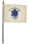 Coast Guard Retired Desk Flag