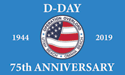 [D-Day 75th Anniversary Commemorative flag]