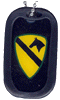 [Army 1st Cavalry Dog Tag]