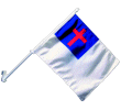 Christian Car Flag