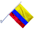 Colombia Car Flag