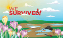 [Snowman - We Survived Flag]