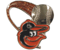 Orioles Glitter Trail pin