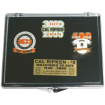 [Cal Ripken Jr. Milestone 3 Pin Set]