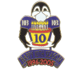 Ravens 10th Season Cake Pin