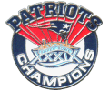 Patriots SB39 Pin