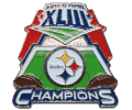 Steelers SB43 Champs Field Pin