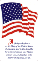 [Pledge of Allegiance Wallet Card]