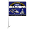 [Super Bowl 47 Champions Ravens Car Flag]