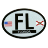 [Florida Oval Reflective Decal]