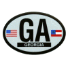 [Georgia Oval Reflective Decal]