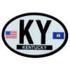 [Kentucky Oval Reflective Decal]