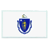 [Massachusetts Flag Reflective Decal]