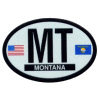 [Montana Oval Reflective Decal]