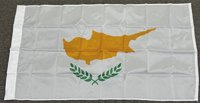 3x5' Cyprus flag with sleeve