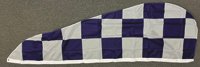 10' Blue/White Checkered Feather flag