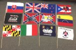 12x18inch Stick Flag Bundle Number 2